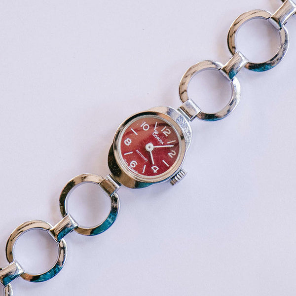 Mecánico de corona reloj para mujeres | Damas Vintage francés reloj