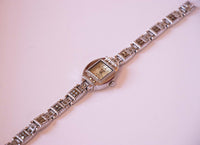Silver-tone Gruen Quartz Watch for Women | Ladies Vintage Watches