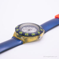 2000 Swatch SDK138 Blue Sanguine Uhr | Vintage Blue Swatch Scuba