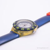 2000 Swatch SDK138 BLUE SANGUINE Watch | Vintage Blue Swatch Scuba