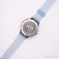 2000 Swatch SHM102 vertikaler Geschmack Uhr | Graues Skelett Zifferblatt Swatch
