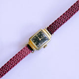 Verity Gold-Tone Vintage Uhr für Frauen | Winzige elegante Armbanduhr
