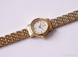 Vintage elegante Timex Indiglo reloj | Damas pequeñas tono de oro reloj
