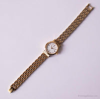 Élégant vintage Timex Indiglo montre | Mesdames Petites tons d'or montre