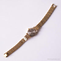 Vintage elegant Timex Indiglo Uhr | Damen kleines Gold-Ton Uhr