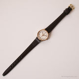 Vintage Small Timex Watch for Ladies | Round Dial Gold-tone Watch