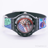 Vintage 1997 Swatch SHB100 PALMER Watch | American Flag Swatch