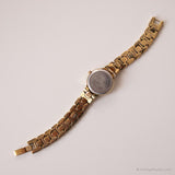 Tone d'or vintage Timex Indigo montre | Petites dames au poignet montre