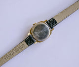 Antiguo ZentRa Parque cuadrado reloj | Tón de oro inspirado en Art Deco reloj