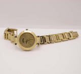 Luxury Gold-tone DKNY Designer Watch for Women with Gemstones