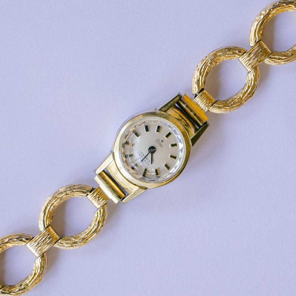 Stowa 17 Rubis Antichoc Watch | Luxury Gold-tone Vintage Ladies Watch ...