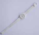 Minimalistisch Lorus Quarz Uhr All-White | Jahrgang Lorus Kleid Uhr