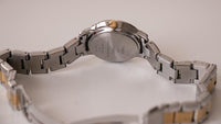 Vintage Two-tone Timex Orologio indiglo | Orologio da data del braccialetto regolabile