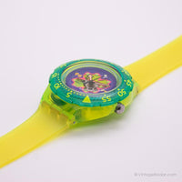 Vintage 1993 Swatch SDJ101 BAY BREEZE Watch | Green Swatch Scuba