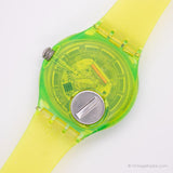 Vintage 1993 Swatch SDJ101 Bay Breeze reloj | Verde Swatch Scuba