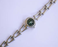 Studio Green Dial Silver-tone Watch | Mechanical 17 Rubis Watch Vintage