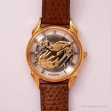 Orologio per auto classico fossile vintage | Autentico orologio fossile per uomini