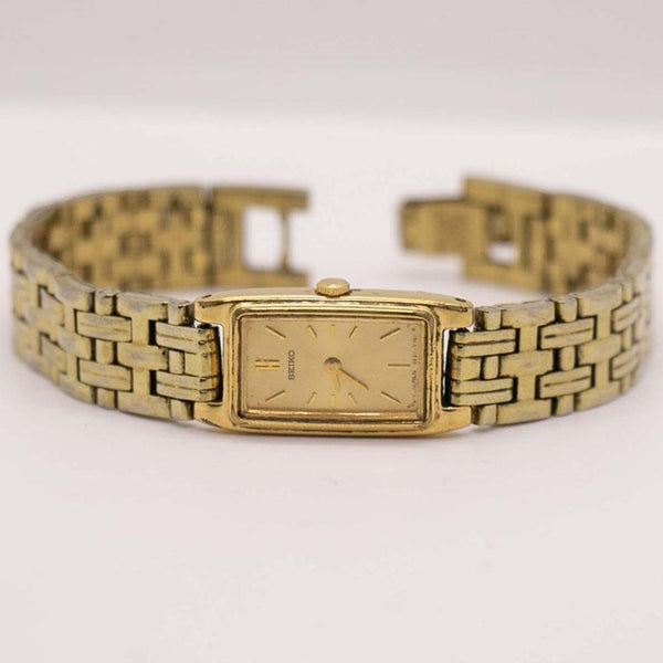 Antiguo Seiko 2E20-7021 RO reloj | Rectangular Seiko De las mujeres reloj