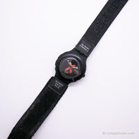 1999 Swatch Shb103 boarder-x reloj | Negro vintage Swatch Acceso