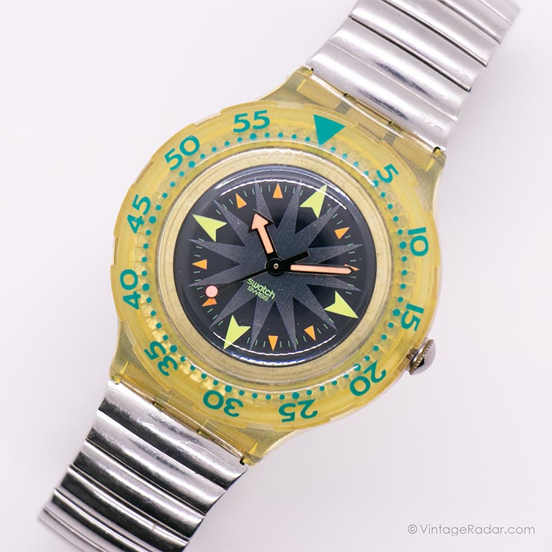 1993 Swatch SDK108 SDK109 MINT DROPS Watch | Star Dial Swatch