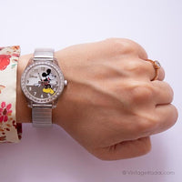 Accutime montre Corp Mickey Mouse Style diamant montre