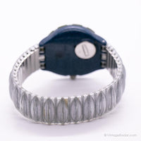 Vintage 1993 Swatch SDN107 Silver Trace Watch | Scheletro Swatch Scuba
