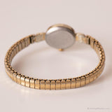 Mini orologio da tono d'oro vintage da Timex | Orologio da polso bracciale per lei
