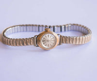 Vintage Preziosa Gold-plattiert Uhr | Seltene Kunst-Deco-Damen Uhr