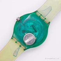 خمر 1994 Swatch SDG105 سفينة Glory Watch | لون أخضر Swatch Scuba
