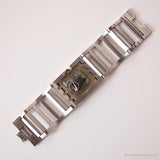 2006 Swatch Subm103g Brillanter Armreifen Uhr | Stahl Swatch Quadrat