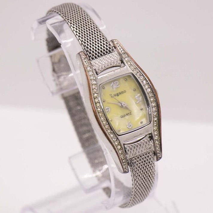 Silver-tone Vintage Lugano Swiss-Made Quartz Watch for Women – Vintage ...