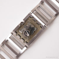 2006 Swatch SUBM103G BRILLIANT BANGLE Watch | Steel Swatch Square
