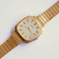 Ultra vintage mecánico reloj | Dial-dial-dial de oro reloj