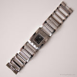 2006 Swatch Subm103g Brillanter Armreifen Uhr | Silbertonem Quadrat Uhr