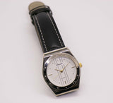 Vintage Silver-Tone Premia Quarz Uhr | Luxus Unisex Uhren