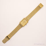 Tono de oro vintage Jules Jurgensen reloj | Luxury de cuarzo de Japón reloj