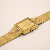 Tono d'oro vintage Jules Jurgensen Guarda | Orologio di lusso in quarzo giapponese