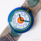 1991 Swatch PWG100 Perles de Folie Watch | ازرق و اخضر Swatch البوب