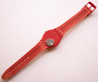 2010 Creme Marmelade Gr150 Red Swiss swatch Uhr | Minimalistisch swatch Mann