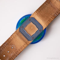 1991 Swatch PWG100 Perles de Folie Watch | Blu e verde Swatch Pop