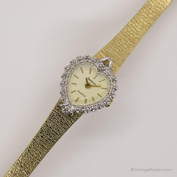 Vintage Armitron Heart-shaped Watch | Valentine's Day Gift for Ladies