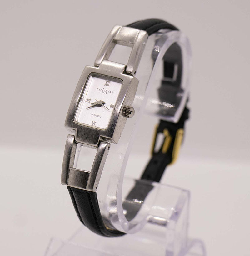 Vintage LA Express Quartz Watch for Women Square Dial Quartz Watch