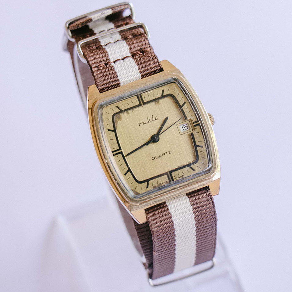 HOT Watch Ruhla Quarzuhr Ddr In Gdr Ruhla Herrenuhr Ddr UMF