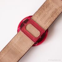 1996 Swatch PMB105 nudo victoriano reloj | Floral rojo Swatch Estallido