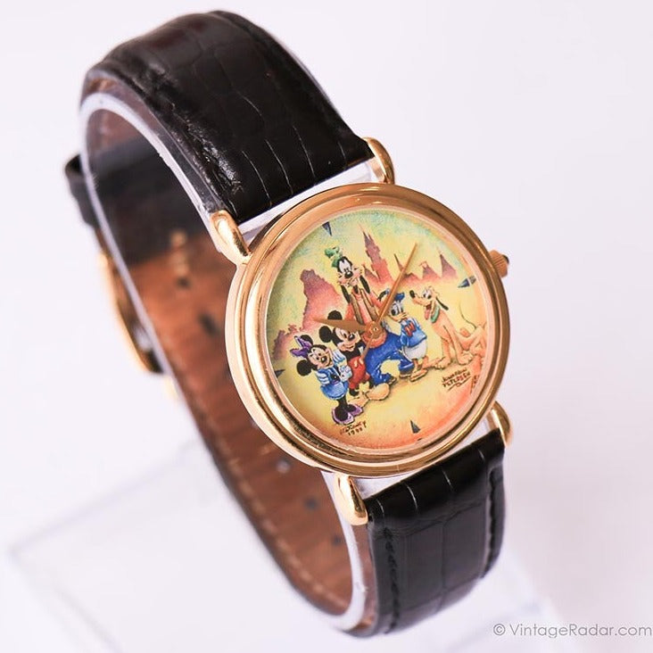 vintage Disney Mickey Mouse painter rainbow marker watch new old stock Vintage Mickey Mouse Plastic Watch Made Exclusively The Walt  main image 4