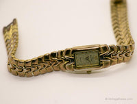Vintage Gold-tone Elgin Watch for Her | Japan Quartz Wristwatch