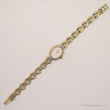 Vintage bicolore Junghans montre | Dames élégantes montre