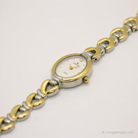 Vintage dos tonos Junghans reloj | Damas elegantes reloj
