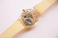 2006 Pasttel Candy GE173 Pink & Yellow & Green Swiss swatch montre pour femme