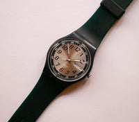 2004 TIME IN BLUE GN716 Elegant Gents & Ladies Swiss Swatch Date Watch